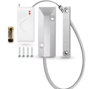 Sensor metálico para lanfort/puerta enrollable RF inalámbrico modelo WSS-101 (incluye pila A23)