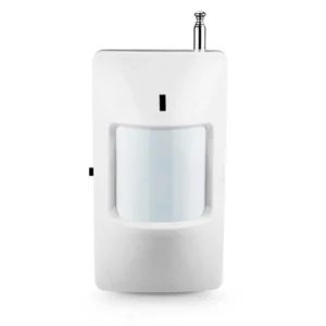 Sensor de movimiento RF inalámbrico con antena, modelo IR202 (incluye bateria 9V)